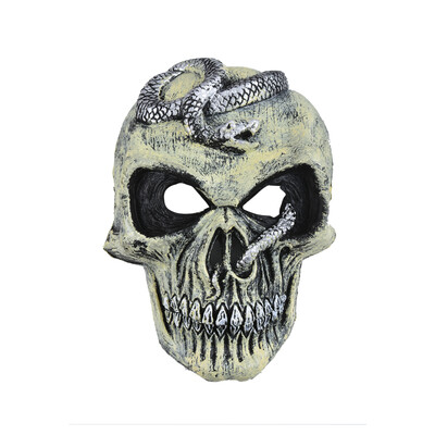 New&new fine arts Halloween party snake king mask masquerade cosplay horror dress scare show props
New&new fine arts Halloween party snake king mask masquerade cosplay horror dress scare show props