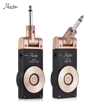 Rowin WS-20 24G Wireless Rechargeable Electric Guitar Transmitter Receiver Set 30 Meters Transmission Range with USB Charging Cab
Rowin WS-20 24G Wireless Rechargeable Electric Guitar Transmitter Receiver Set 30 Meters Transmission Range with USB Charging Cab