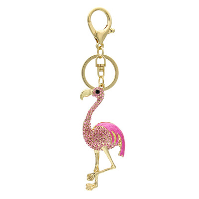 Flamingo Zinc Alloy Rhinestone Key Chain Hollow Shining Key Ring with Clip Hook Handbag Purse Car Pendant Ornament Decor--Blue
Flamingo Zinc Alloy Rhinestone Key Chain Hollow Shining Key Ring with Clip Hook Handbag Purse Car Pendant Ornament Decor--Blue