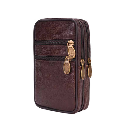 Outdoor Running Bags Men Genuine Leather Waist Pack Bag Double Zipper Cell Mobile Phone Case Coin Purse Pocket Pouch Male Fanny
Outdoor Running Bags Men Genuine Leather Waist Pack Bag Double Zipper Cell Mobile Phone Case Coin Purse Pocket Pouch Male Fanny