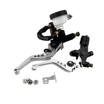 78" Motorcycle Brake Clutch Levers Master Cylinder Reservoir Set Universal Adjustable
78" Motorcycle Brake Clutch Levers Master Cylinder Reservoir Set Universal Adjustable