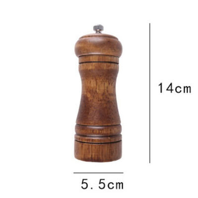 Kitchen Manual Pepper Oak Grinder Adjustable Practical durable Rough Wood Manual Grinding Salt Pepper Spice Grinder Kitchen Tool
Kitchen Manual Pepper Oak Grinder Adjustable Practical durable Rough Wood Manual Grinding Salt Pepper Spice Grinder Kitchen Tool