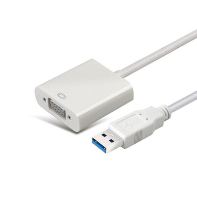 LINKE USB30 to VGA converter free drive USB external graphics card VGA adapter notebook desktop computer USB to display projector TV LK-UV002 white
LINKE USB30 to VGA converter free drive USB external graphics card VGA adapter notebook desktop computer USB to display projector TV LK-UV002 white