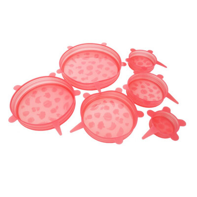 6Pcs Silicone Stretch Lids Universal Fruit Mug Food Wrap Bowl Pot Cover Lid Fresh-keeping Cover Pan Cooking Kitchen Accessories
6Pcs Silicone Stretch Lids Universal Fruit Mug Food Wrap Bowl Pot Cover Lid Fresh-keeping Cover Pan Cooking Kitchen Accessories