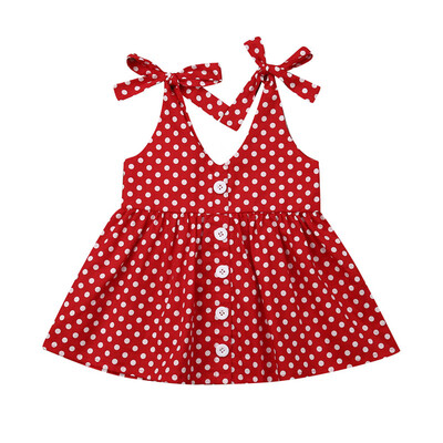 Girls Summer Dresses Casual Fashion Baby Girl Dot Print Sleeveless Button Comfortable Bowtie Strap Cotton Dresses
Girls Summer Dresses Casual Fashion Baby Girl Dot Print Sleeveless Button Comfortable Bowtie Strap Cotton Dresses