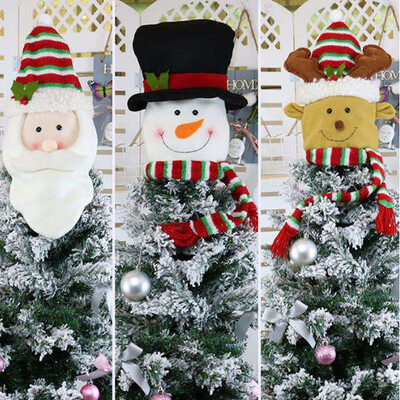 Christmas Tree Topper Snowman Santa Reindeer Felt Christmas Tree Hat Xmas Decorations 
Christmas Tree Topper Snowman Santa Reindeer Felt Christmas Tree Hat Xmas Decorations