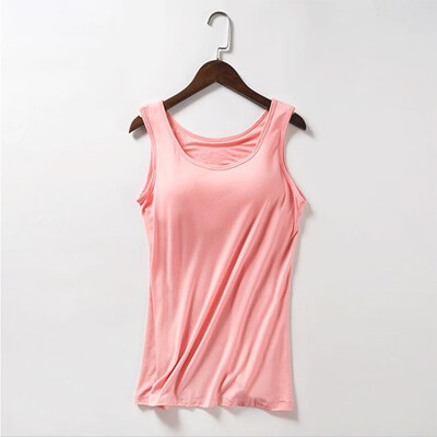 Fashion Sexy Tank Tops Women Soft Modal Pad Bra Bralette Top Solid Padded Camisole Female Ladies Summer Tank Tops 6Colors
Fashion Sexy Tank Tops Women Soft Modal Pad Bra Bralette Top Solid Padded Camisole Female Ladies Summer Tank Tops 6Colors