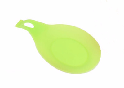 Food grade high temperature resistant silicone dish dish Kitchen anti-scalding silicone spoon spoon Putting spoon silicone soup sp