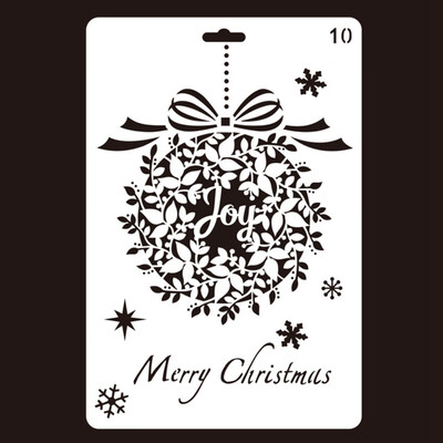 Christmas Tree Deer Bell DIY Craft Stencils Wall Painting Scrapbooking Embossing Album Card Template Laser Cut Painting Template
Christmas Tree Deer Bell DIY Craft Stencils Wall Painting Scrapbooking Embossing Album Card Template Laser Cut Painting Template