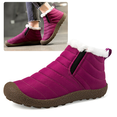 Warm Snow Boots Women Men Winter Slip On Snow Boots Warm Ankle Boots with Warm Inner Lining
Warm Snow Boots Women Men Winter Slip On Snow Boots Warm Ankle Boots with Warm Inner Lining