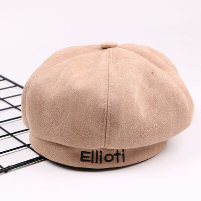 Korean version of 100 sets of English suede letter Beret octagonal hat autumn&winter tide Japanese pumpkin painter hat tide
Korean version of 100 sets of English suede letter Beret octagonal hat autumn&winter tide Japanese pumpkin painter hat tide