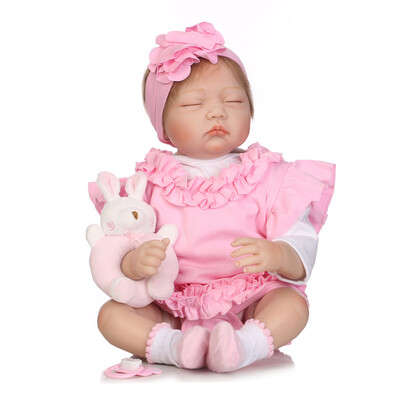Reborn Baby Doll 22 inch Cloth Body Lifelike Toddler Doll Play House Toy Gift With Princess Dress
Reborn Baby Doll 22 inch Cloth Body Lifelike Toddler Doll Play House Toy Gift With Princess Dress