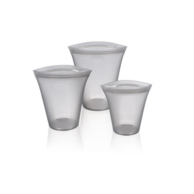 3Pcs Silicone Food Storage Containers Fresh Bowl Fridge Organizer Reusable Stand Up Zips Shut Bag Sealed Bag Food Cup Bowl Bags
3Pcs Silicone Food Storage Containers Fresh Bowl Fridge Organizer Reusable Stand Up Zips Shut Bag Sealed Bag Food Cup Bowl Bags