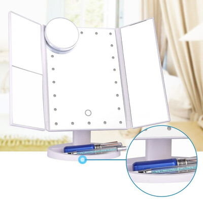 Fashion 22 LED Lighted Makeup Mirror 2x3x10x Magnification 180°Adjustable Stand for Countertop Bathroom Cosmetic Makeup
Fashion 22 LED Lighted Makeup Mirror 2x3x10x Magnification 180°Adjustable Stand for Countertop Bathroom Cosmetic Makeup
