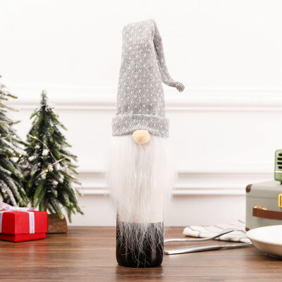 Tailored Adorable Wine Bottle Cover Artificial Beard Christmas Decor Xmas Santa Claus Set 
Tailored Adorable Wine Bottle Cover Artificial Beard Christmas Decor Xmas Santa Claus Set