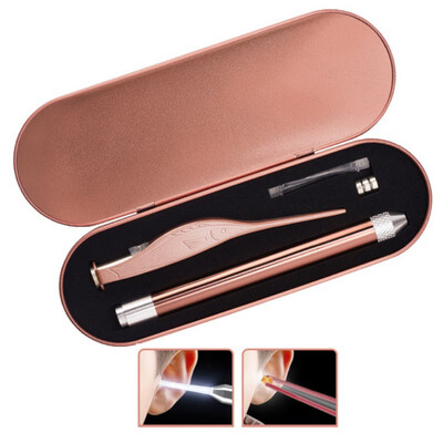 3PcsSet LED Glowing Stainless Steel Ear Cleaning Tool Set Earwax Removal Ear Spoon Tweezer
3PcsSet LED Glowing Stainless Steel Ear Cleaning Tool Set Earwax Removal Ear Spoon Tweezer