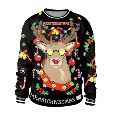 Women Sweatshirt Long Sleeve Casual Christmas Shirt 3D Printing Kawaii Sweatshirt Clothing
Women Sweatshirt Long Sleeve Casual Christmas Shirt 3D Printing Kawaii Sweatshirt Clothing