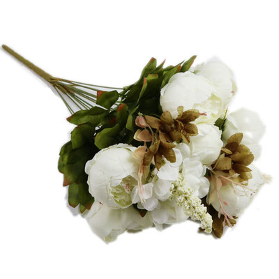 Europe Style Flower Bouquet for Home Shop Decor Artificial Peony Flowers Silk Fake Flower Bouquet Simulation Peony Decor Supplie
Europe Style Flower Bouquet for Home Shop Decor Artificial Peony Flowers Silk Fake Flower Bouquet Simulation Peony Decor Supplie