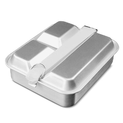 Outdoor Lunch Tray Divided Food Container Lightweight Aluminum Lunch Box 2-IN-1 Food Bento Lunch Box
Outdoor Lunch Tray Divided Food Container Lightweight Aluminum Lunch Box 2-IN-1 Food Bento Lunch Box