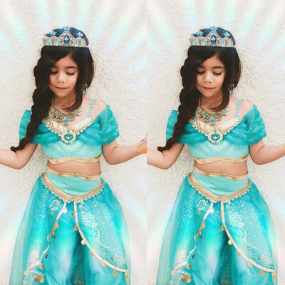 Aladdin Jasmine Princess Cosplay Baby Kid Girl Fancy Dress Up Party Costume Sets Christmas Gifts
Aladdin Jasmine Princess Cosplay Baby Kid Girl Fancy Dress Up Party Costume Sets Christmas Gifts