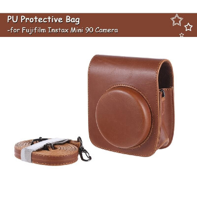 Vintage PU Protective Camera Case Bag Pouch Cover Protector w Strap for Fujifilm Instax Mini 90 Instant Film Camera
Vintage PU Protective Camera Case Bag Pouch Cover Protector w Strap for Fujifilm Instax Mini 90 Instant Film Camera