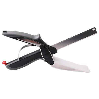 2in1 Stainless Steel Vegetable Slicer Food Scissors Cutters Black Kitchen Gadgets Cooking Tools
2in1 Stainless Steel Vegetable Slicer Food Scissors Cutters Black Kitchen Gadgets Cooking Tools