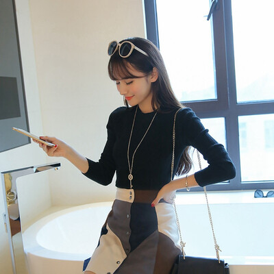 Women Autumn Winter Solid Color Slim Sweater Long-Sleeved Cotton Round Collar Slim Bottom Sweater
Women Autumn Winter Solid Color Slim Sweater Long-Sleeved Cotton Round Collar Slim Bottom Sweater
