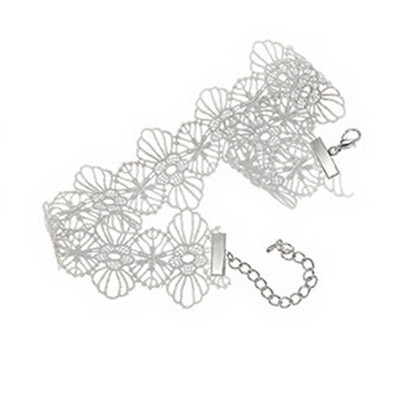 Korean 2pcs set Female Sweet Necklace Womens Brimmed Lace Embroidery Flowers Necklace Bracelet Wedding Acceseries
Korean 2pcs set Female Sweet Necklace Womens Brimmed Lace Embroidery Flowers Necklace Bracelet Wedding Acceseries