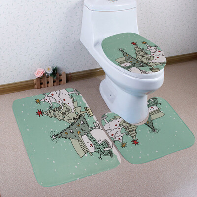 Tailored 3PCS Christmas Bathroom Non-Slip Pedestal Rug Lid Toilet Cover Bath Mat Set
Tailored 3PCS Christmas Bathroom Non-Slip Pedestal Rug Lid Toilet Cover Bath Mat Set
