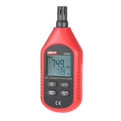 UNI-T UT333 °C°F Portable Indoor Mini Digital Temperature Humidity Meter Thermometer Hygrometer Max Min Value Display
UNI-T UT333 °C°F Portable Indoor Mini Digital Temperature Humidity Meter Thermometer Hygrometer Max Min Value Display