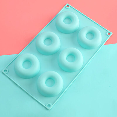 6-Cavity Eco-Friendly Baking Nonstick Heat Resistant Silicone Donut Mould Durable Doughnut Making Silicone Mould
6-Cavity Eco-Friendly Baking Nonstick Heat Resistant Silicone Donut Mould Durable Doughnut Making Silicone Mould