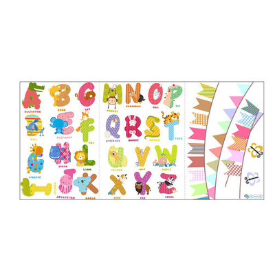 New English Alphabet Wall Stickers Childrens Room Background Sticker Detachable Waterproof Wall Stickers
New English Alphabet Wall Stickers Childrens Room Background Sticker Detachable Waterproof Wall Stickers