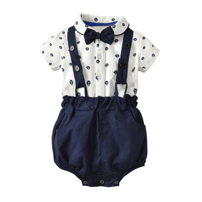 Newborn Baby Clothes Boys Solid Strap Shorts Short Sleeve Casual Bow Tie Shirt Tops Gentle Outfits Clothes Set Soft Touch 2Pcs
Newborn Baby Clothes Boys Solid Strap Shorts Short Sleeve Casual Bow Tie Shirt Tops Gentle Outfits Clothes Set Soft Touch 2Pcs