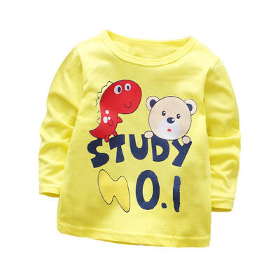 Casual Boys Girls Autumn Spring Cartoon Cotton T-shirt Children Clothes Baby Long Sleeve Tops Tees Blouse
Casual Boys Girls Autumn Spring Cartoon Cotton T-shirt Children Clothes Baby Long Sleeve Tops Tees Blouse