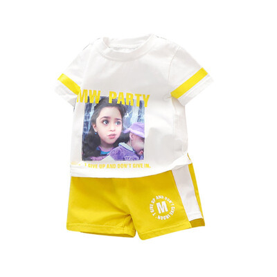 Sports Girls Clothes Set Summer Colorful T-shirt Shorts Print Pattern Suits Costume Kids Clothes Set
Sports Girls Clothes Set Summer Colorful T-shirt Shorts Print Pattern Suits Costume Kids Clothes Set