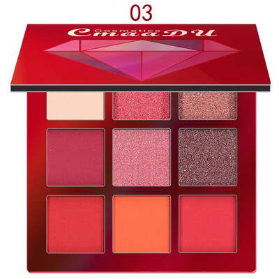 9 Colors Glitter Diamond Eyeshadow Palette Make up Palette Matte Shimmer Shine Pigmented Eye Shadow Powder
9 Colors Glitter Diamond Eyeshadow Palette Make up Palette Matte Shimmer Shine Pigmented Eye Shadow Powder