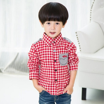 Childrens Long-Sleeved Classic Casual Plaid Shirt Korean Baby Boys Turn-Down Collar Plaid Shirt For 2-6 Years Kids Boy Wear
Childrens Long-Sleeved Classic Casual Plaid Shirt Korean Baby Boys Turn-Down Collar Plaid Shirt For 2-6 Years Kids Boy Wear
