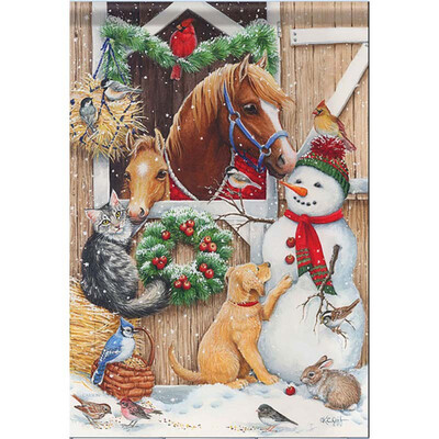 Christmas Garden Flag Santa Claus Reindeer Snowman Pattern For Home Lawn Yarn Decor Winter Xmas Party Supplies
Christmas Garden Flag Santa Claus Reindeer Snowman Pattern For Home Lawn Yarn Decor Winter Xmas Party Supplies