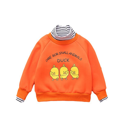 Children Clothes for boys&girls cartoon little yellow duck plus velvet bottoming shirts fashion baby clothes hot
Children Clothes for boys&girls cartoon little yellow duck plus velvet bottoming shirts fashion baby clothes hot