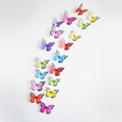 18pcslot 3d Effect Crystal Butterflies Wall Sticker Beautiful Butterfly for Kids Room Wall Decals Home Decoration On the Wall
18pcslot 3d Effect Crystal Butterflies Wall Sticker Beautiful Butterfly for Kids Room Wall Decals Home Decoration On the Wall