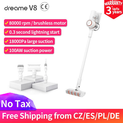 Best Xiaomi Dreame V8 Vacuum Cleaner 350W 18000Pa strong suction Handheld Wireless Cordless Stick Dust Collector For Home Car
Best Xiaomi Dreame V8 Vacuum Cleaner 350W 18000Pa strong suction Handheld Wireless Cordless Stick Dust Collector For Home Car