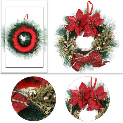 Tailored Christmas Wreath Decor For Xmas Party Door Wall Hanging Garland Ornament 30CM
Tailored Christmas Wreath Decor For Xmas Party Door Wall Hanging Garland Ornament 30CM