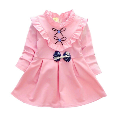 2019 Autumn Casual Baby Girls Clothes Princess Dress Long Sleeve Bowknot Design Dress Children Pageant Sundress
2019 Autumn Casual Baby Girls Clothes Princess Dress Long Sleeve Bowknot Design Dress Children Pageant Sundress