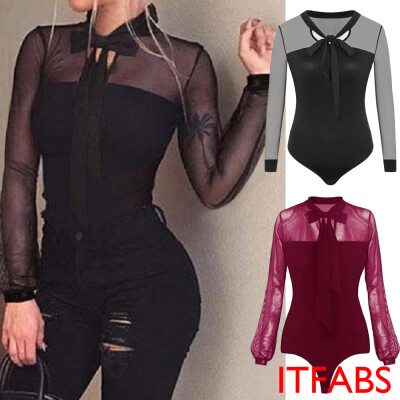 Womens Long Sleeve Deep V Neck Lace Bodycon Party Bodysuit Jumpsuit Leotard Tops
Womens Long Sleeve Deep V Neck Lace Bodycon Party Bodysuit Jumpsuit Leotard Tops
