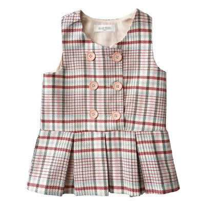 Autumn Spring Children Plaid Dresses Baby Girl Sleeveless Preppy Style Dress for Kids Girls
Autumn Spring Children Plaid Dresses Baby Girl Sleeveless Preppy Style Dress for Kids Girls