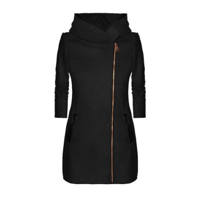 Fashion Women Autumn Winter Jacket Fashionable Solid Color Hooded Coat Casual Ladies Jackets Long Coat
Fashion Women Autumn Winter Jacket Fashionable Solid Color Hooded Coat Casual Ladies Jackets Long Coat