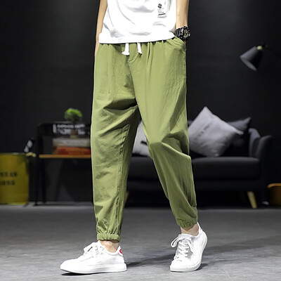 Gobestart Mens Summer New Style Simple And Fashionable Pure Cotton And Linen Trousers
Gobestart Mens Summer New Style Simple And Fashionable Pure Cotton And Linen Trousers