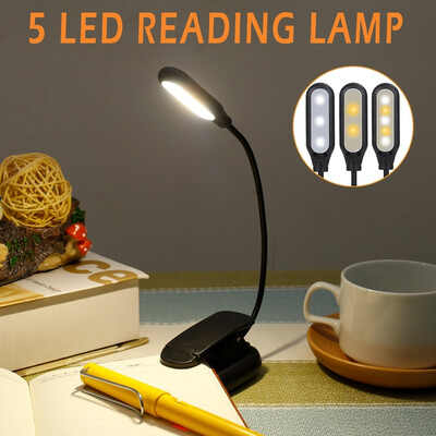 Adjustable Clip-on Book Reading Light 5LED 3-Brightness Music Stand Light Flexible Travel Clip Light with USB Cable
Adjustable Clip-on Book Reading Light 5LED 3-Brightness Music Stand Light Flexible Travel Clip Light with USB Cable