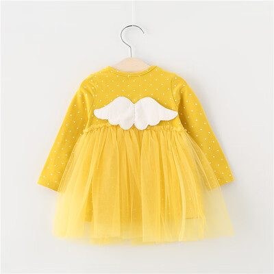 Autumn New 0-4T Baby Girl Dress Lovely Toddler Girl Dot Pattern Mesh Stitching Dresses Korean Style Long-sleeved Girls Dresses
Autumn New 0-4T Baby Girl Dress Lovely Toddler Girl Dot Pattern Mesh Stitching Dresses Korean Style Long-sleeved Girls Dresses