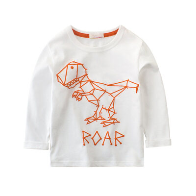 2018 Cartoon Cotton Autumn Shirt Boy Girls Kids Clothing Children T-shirts Dinosaur Print Long Sleeve T Shirts Stripes Tops
2018 Cartoon Cotton Autumn Shirt Boy Girls Kids Clothing Children T-shirts Dinosaur Print Long Sleeve T Shirts Stripes Tops